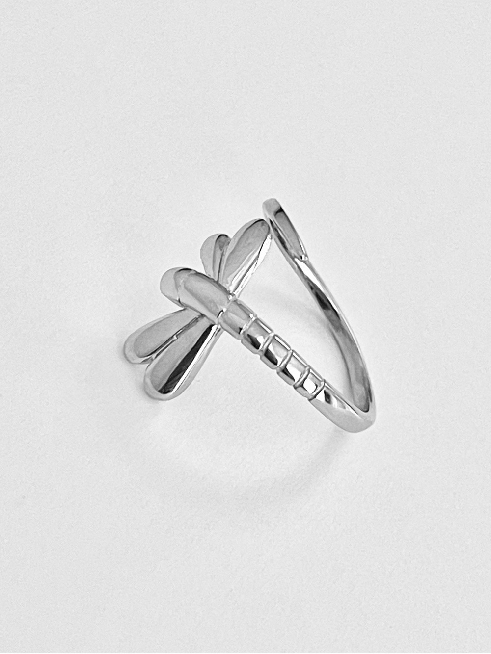 💕TOP SELLER💕Sterling Silver Wraparound Dragonfly Ring, Spirit Bug Jewelry Rings - Picture 8 of 13